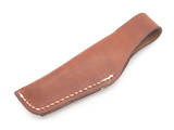 Japan Budding Florist Slim Trapper Leather Folding Pocket Knife Sheath
