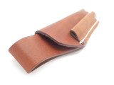 Japan Budding Florist Slim Trapper Leather Folding Pocket Knife Sheath