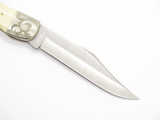 Vtg 1977 Case Moby Dick Limited #1123 Whale Scrimshaw Bone Folding Hunter Knife