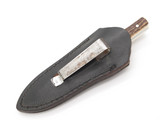 Vintage 1980s Frost "The Gambler" Fukuta Seki Japan Stag Fixed Dagger Boot Knife