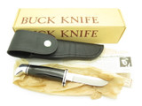 Vtg 1972-86 Buck 116 Caper Black Phenolic Fixed Blade Hunting Knife in Box