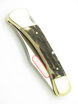 Vtg 1982 Puma 900 Earl Germany Stag Folding Hunter Lockback Pocket Knife