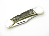 Vtg 1978 Puma 900 Earl Solingen Germany Stag Folding Lockback Pocket Knife