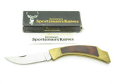 Vtg 1980 Browning USA Sportsman 2518F15 Tracker Folding Lockback Pocket Knife