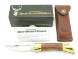 Vtg 1980 Browning Germany Sportsman 3218F Folding Hunter Lockback Knife