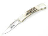 Vtg NOS Seizo Imai Imax Seki Japan Stag Large Folding Hunter Lockback Knife
