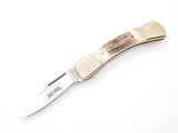 Vintage Seizo Imai Imax Seki Japan Stag 3" Folding Hunter Lockback Pocket Knife