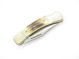 Vtg NOS Seizo Imai Imax Seki Japan Stag 3.5" Folding Lockback Pocket Knife