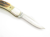 Vtg NOS Seizo Imai Imax Seki Japan Stag 3.5" Folding Lockback Pocket Knife