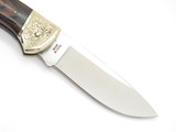 Vintage 1980s Parker Imai Seki Japan 4.75" Scroll Folding Hunter Lockback Knife