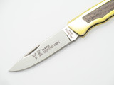 Vtg NOS 1980 Explorer Imai Seki Japan 4" Gentleman Folding Lockback Pocket Knife