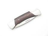 Vtg 1981 Buck Script 505 Knight Wood Handle Small Folding Lockback Pocket Knife
