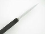 Vintage Kiku Matsuda Seki Japan Custom Mirror Polished Fixed Blade Dagger Knife