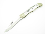 Vtg 1979 Case Moby Dick Nantucket Sleigh Ride Whale Scrimshaw Folding Knife