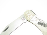 Vtg 1979 Case Moby Dick Nantucket Sleigh Ride Whale Scrimshaw Folding Knife