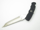 Vtg Browning 616 Seki Japan Swivellok AUS8A Lockback Fixed Saw Hunting Knife