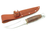 Vtg Ka-bar Cleveland OH 1233 Fukuta Seki Japan Fixed Blade Skinner Hunting Knife