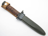 Vtg Parker WWII Style Fixed Blade Hunting Knife M8A1 Scabbard Seki Japan NOS