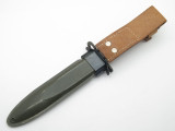 Vtg Parker WWII Style Fixed Blade Hunting Knife M8A1 Scabbard Seki Japan NOS