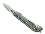 Custom Leroy Remer Buck 889 Strider Tanto Carbon Fiber Folding Pocket Knife