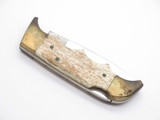 Vtg Kershaw by Kai 1040 Seki Japan Bone Folding Field II Hunter Lockback Knife