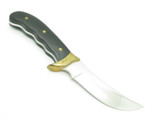 Vintage 1977 Buck 401 Kalinga Elk Aurum Etch Fixed Blade Hunting Knife