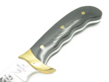 Vintage 1977 Buck 401 Kalinga Elk Aurum Etch Fixed Blade Hunting Knife