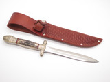 Vtg 1980s United Samuel Wragg Tak Fukuta Seki Japan Stag Dagger Fixed Knife