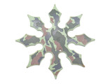 Vintage 1980 Frost Cutlery Shuriken Ninja Seki Japan Tak Fukuta Camo Steel 8 Point Throwing Star