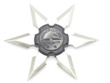 Vtg 1980s Parker Eagle Shuriken Dragon Ninja Seki Japan Tak Fukuta Stainless Steel 6 Point Throwing Star