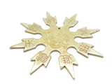 Vintage 1977 Alan Lee Grandmaster Throwing Star Ninja Shuriken Seki Japan Tak Fukuta Large 8 Point