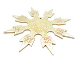 Vintage 1977 Alan Lee Grandmaster Throwing Star Ninja Shuriken Seki Japan Tak Fukuta Large 8 Point