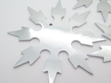 Lot of 3 Vintage 1970s-1980s Valor Seki Japan Tak Fukuta Shuriken Stainless Steel 8 Point Ninja Throwing Star