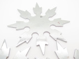 Lot of 3 Vintage 1970s-1980s Valor Seki Japan Tak Fukuta Shuriken Stainless Steel 8 Point Ninja Throwing Star