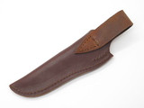 Vtg NOS Schrade USA PH1 Loveless Fixed 3 5/8" Blade Leather Hunting Knife Sheath