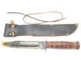Vtg c. 1970s Valor USN USMC Tak Fukuta Seki Japan Combat Survival Fixed Knife