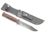 Vtg c. 1970s Valor USN USMC Tak Fukuta Japan Combat Survival 6" Fixed Knife