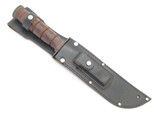 Vtg c. 1970s Valor USN USMC Tak Fukuta Japan Combat Survival 6" Fixed Knife