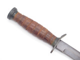 Vtg Seki Japan Parker USM3 WWII Marines Fixed Fighting Knife M8A1 L Scabbard