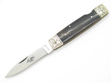 Vtg Marbles Tak Fukuta Seki Japan Buffalo Scroll Folding Lockback Pocket Knife