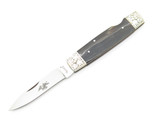 Vtg Marbles Tak Fukuta Seki Japan Buffalo Scrolled Folding Lockback Pocket Knife