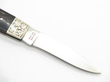 Vtg Marbles Tak Fukuta Seki Japan Buffalo Scrolled Folding Lockback Pocket Knife
