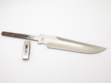 Vtg Rigid RG-45 Seki Japan Tak Fukuta Fixed Knife Making Bowie 7.5" Blade Blank