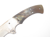 Vtg Rigid RG16 Seki Japan Tak Fukuta Fixed Knife Making Skinner 4.5" Blade Blank