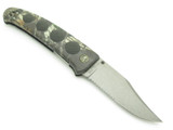 Vtg Browning 6022 Barracuda Hiro Seki Japan Camo Folding Hunter Pocket Knife