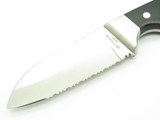 Vtg Myerchin Hiro Seki Japan Black Bl Offshore Marine Whale Rigging Fixed Knife