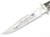 Vtg '80s Parker Tak Fukuta Seki Japan Land of the Free Buffalo Fixed Bowie Knife