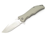 Darrel Ralph HTM Gunhammer 5" Grey Aluminum S90V Assisted Folding Pocket Knife
