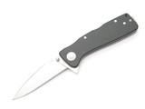 Vtg Sog USA Pat Pend Twitch XL Black Aluminum AUS8 Folding Lock Pocket Knife