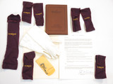 Vintage 1991 Schrade Custom USA WWII 50th Anniversary Stag LB7 Bowie 7 Knife Set